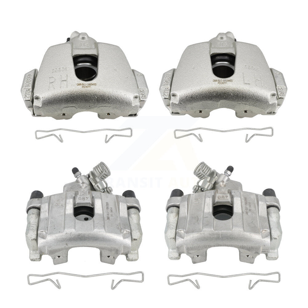 Front Rear Disc Brake Caliper Left Right Side (Driver Passenger) Kit For Ford Focus KBC-100795