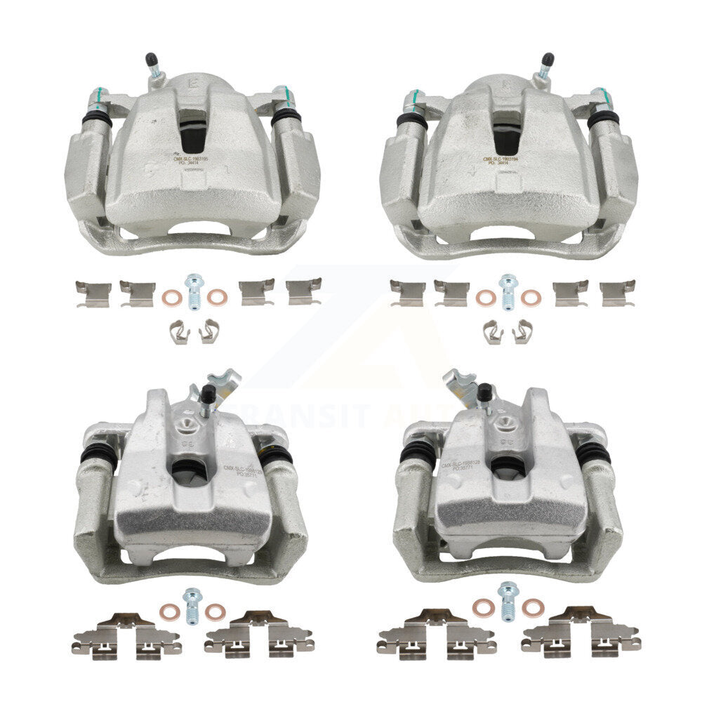 Front Rear Brake Caliper Left Right Side Kit For Toyota Matrix Pontiac Vibe FWD with 2.4L KBC-100802