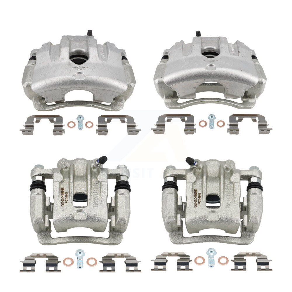 Front Rear Disc Brake Caliper Left Right Side (Driver Passenger) Kit For Kia Optima 2.0L KBC-100806