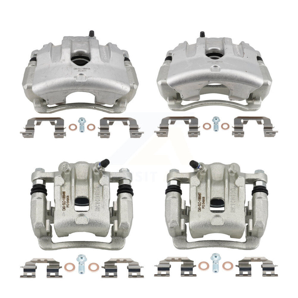 Front Rear Disc Brake Caliper Left Right Side (Driver Passenger) Kit For Kia Optima 2.0L KBC-100806