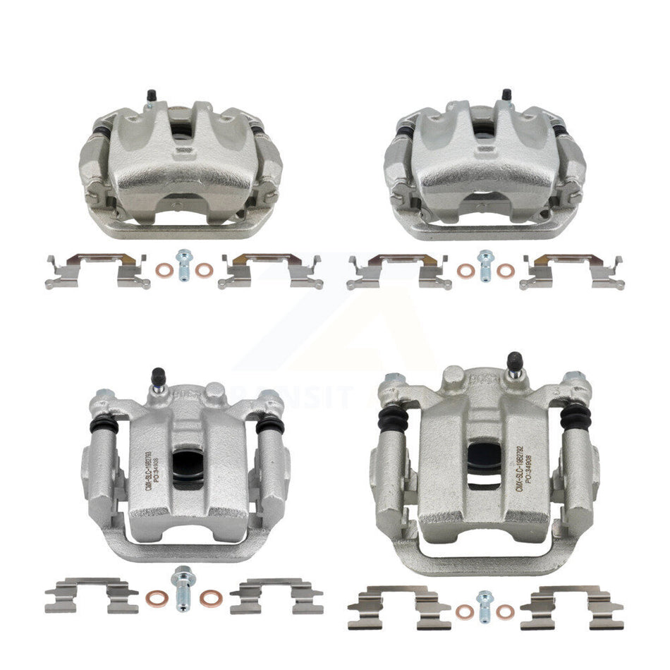 Front Rear Brake Caliper Left Right Driver Passenger Side Kit For 2003-2007 Nissan Murano KBC-100808