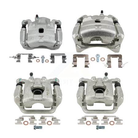 Front Rear Disc Brake Caliper Left Right Side Kit For 2010 Nissan Altima S SL Base SR KBC-100812