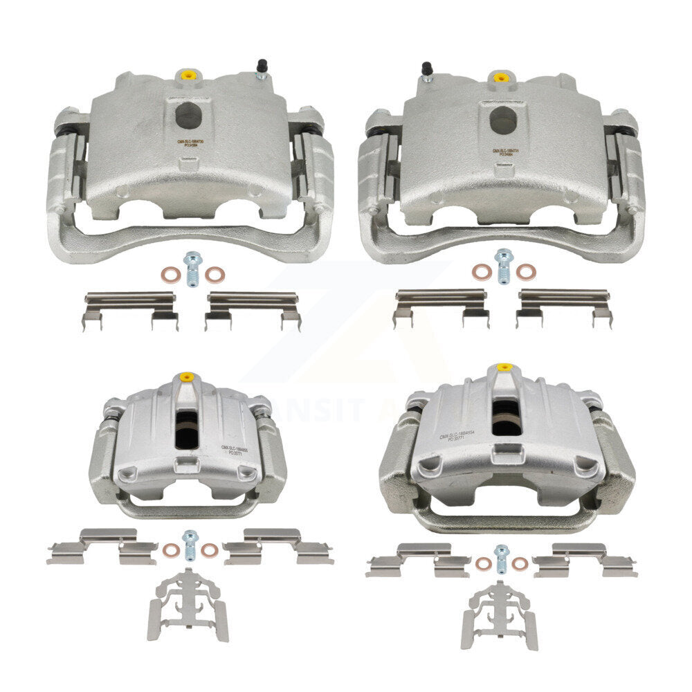 Front Rear Disc Brake Caliper Kit For Cadillac DTS Chevrolet GMC Sierra 1500 HD Silverado KBC-100815