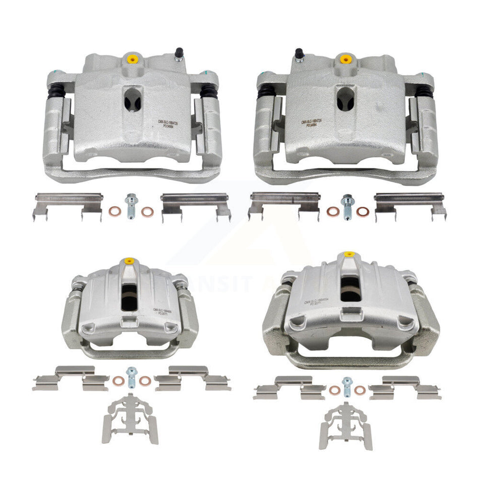 Front Rear Brake Caliper Kit For Chevrolet GMC Silverado 1500 Sierra Avalanche Classic XL KBC-100816