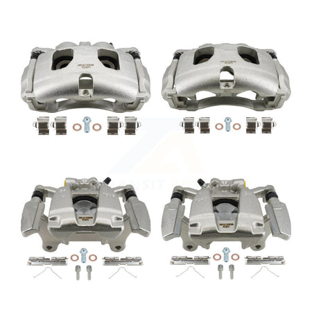 Front Rear Disc Brake Caliper Left Right Side (Driver Passenger) Kit For Ford F-150 KBC-100820