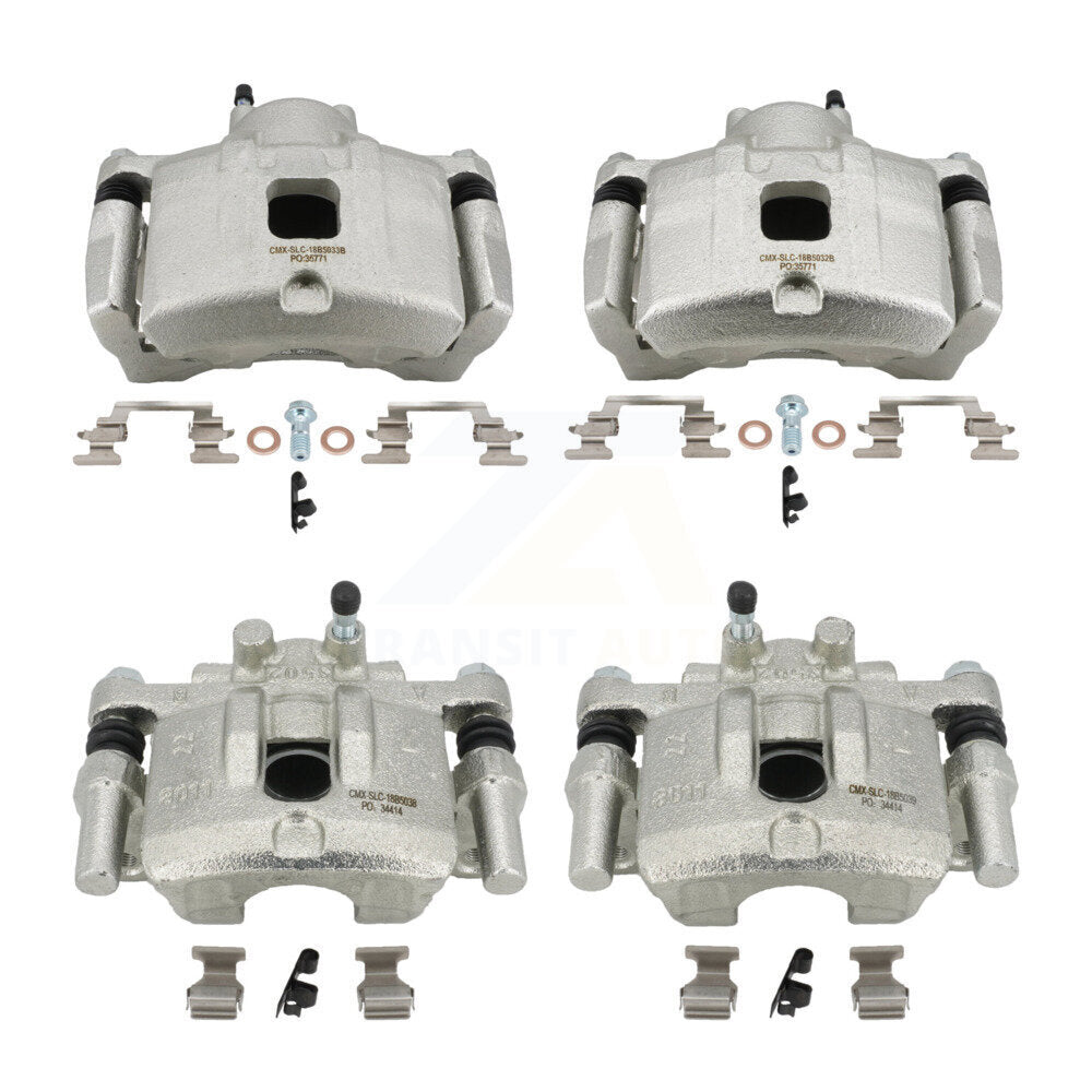 Front Rear Disc Brake Caliper Kit For 2013 Mitsubishi Lancer GT Sportback with FWD 2.0L KBC-100822