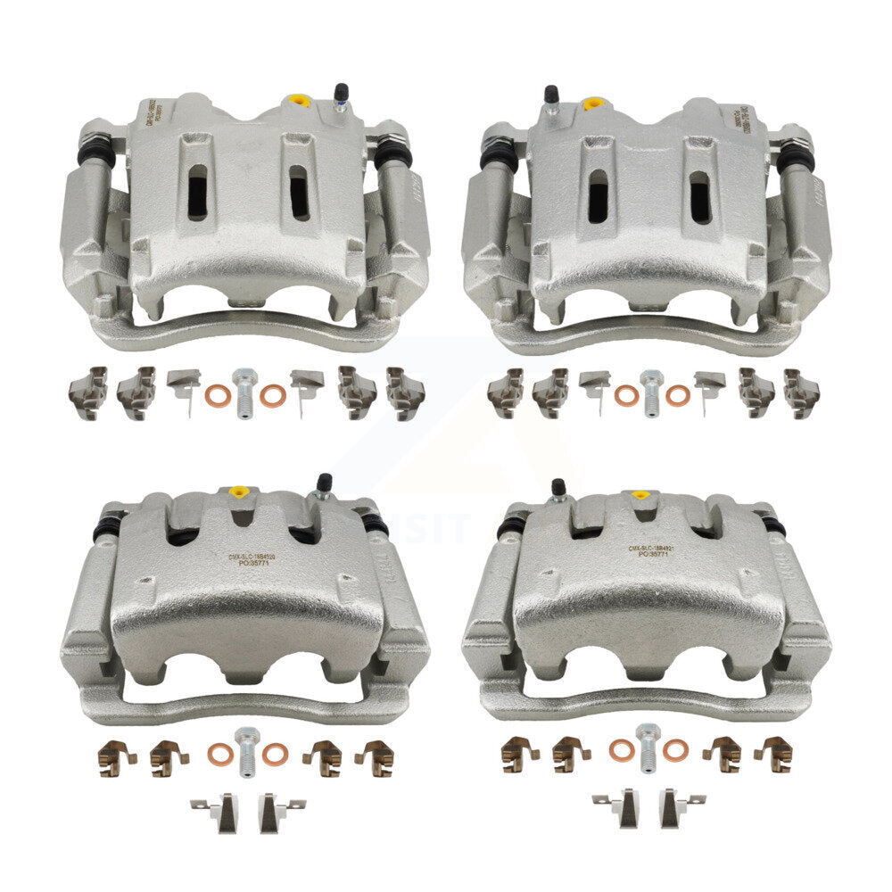 Front Rear Disc Brake Caliper Kit For Ford F-350 Super Duty F-250 With Single Wheels KBC-100824