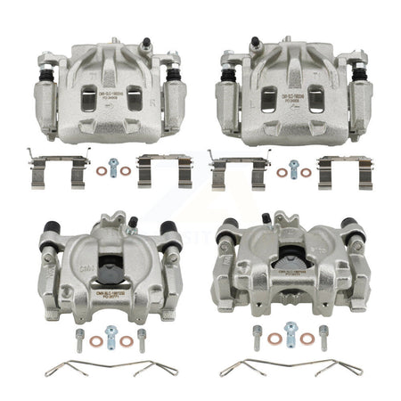 Front Rear Brake Caliper Left Right (Driver Passenger) Kit For Subaru Outback Legacy WRX KBC-100826