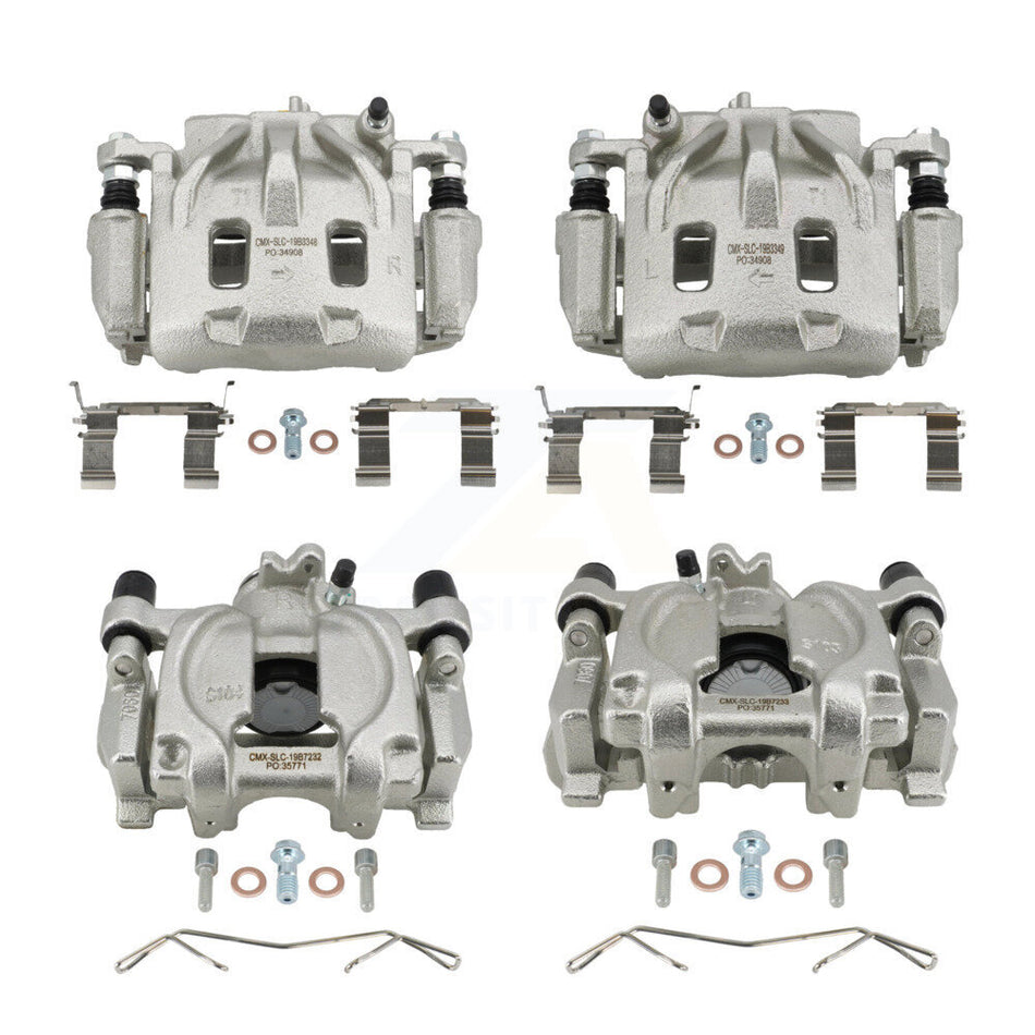 Front Rear Brake Caliper Left Right (Driver Passenger) Kit For Subaru Outback Legacy WRX KBC-100826