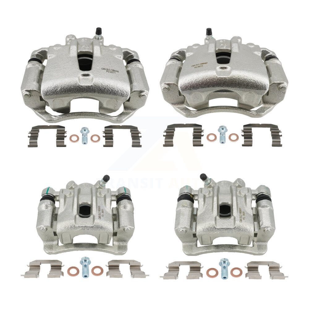 Front Rear Brake Caliper Left Right (Driver Passenger) Kit For Kia Forte Koup Forte5 2.4L KBC-100828