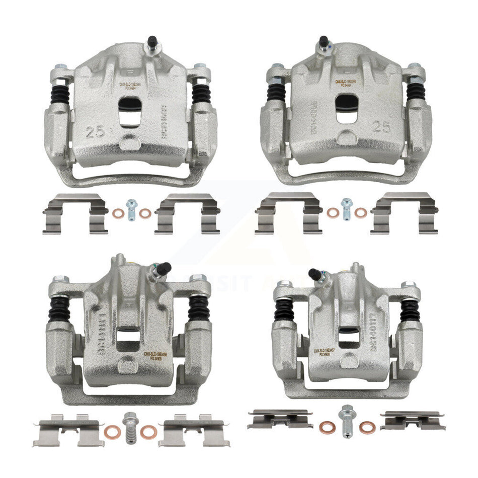 Front Rear Disc Brake Caliper Left Right Side (Driver Passenger) Kit For Hyundai Elantra KBC-100829