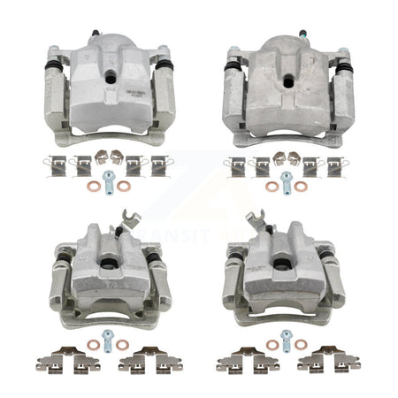 Front Rear Brake Caliper Left Right (Driver Passenger) Kit For Toyota Corolla Prius Prime KBC-100830