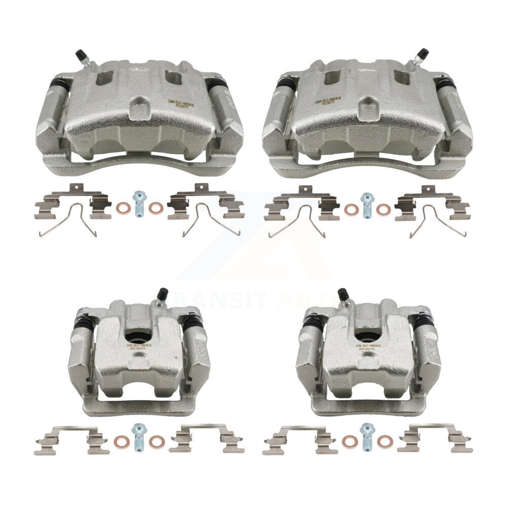 Front Rear Brake Caliper Left Right Side (Driver Passenger) Kit For 2003-2006 Acura MDX KBC-100833