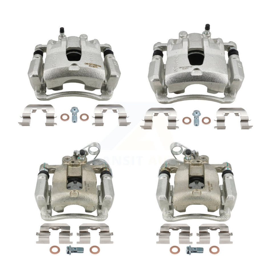 Front Rear Disc Brake Caliper Left Right Side (Driver Passenger) Kit For Kia Rio SX KBC-100834