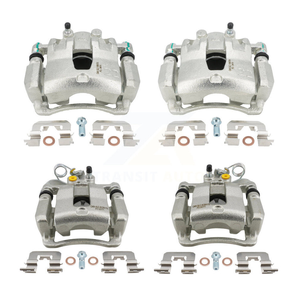 Front Rear Disc Brake Caliper Kit For 2017 Kia Rio LX EX Vehicles Manufactured In Mexico KBC-100835