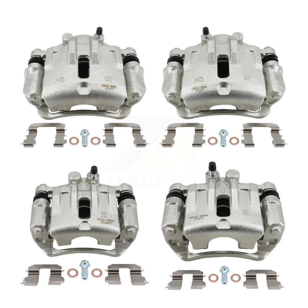 Front Rear Brake Caliper Left Right Side (Driver Passenger) Kit For 2010-2012 Kia Rondo KBC-100837