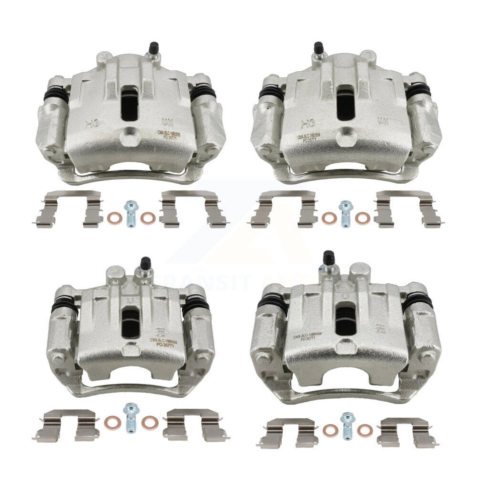 Front Rear Brake Caliper Left Right Side (Driver Passenger) Kit For 2010-2012 Kia Rondo KBC-100837