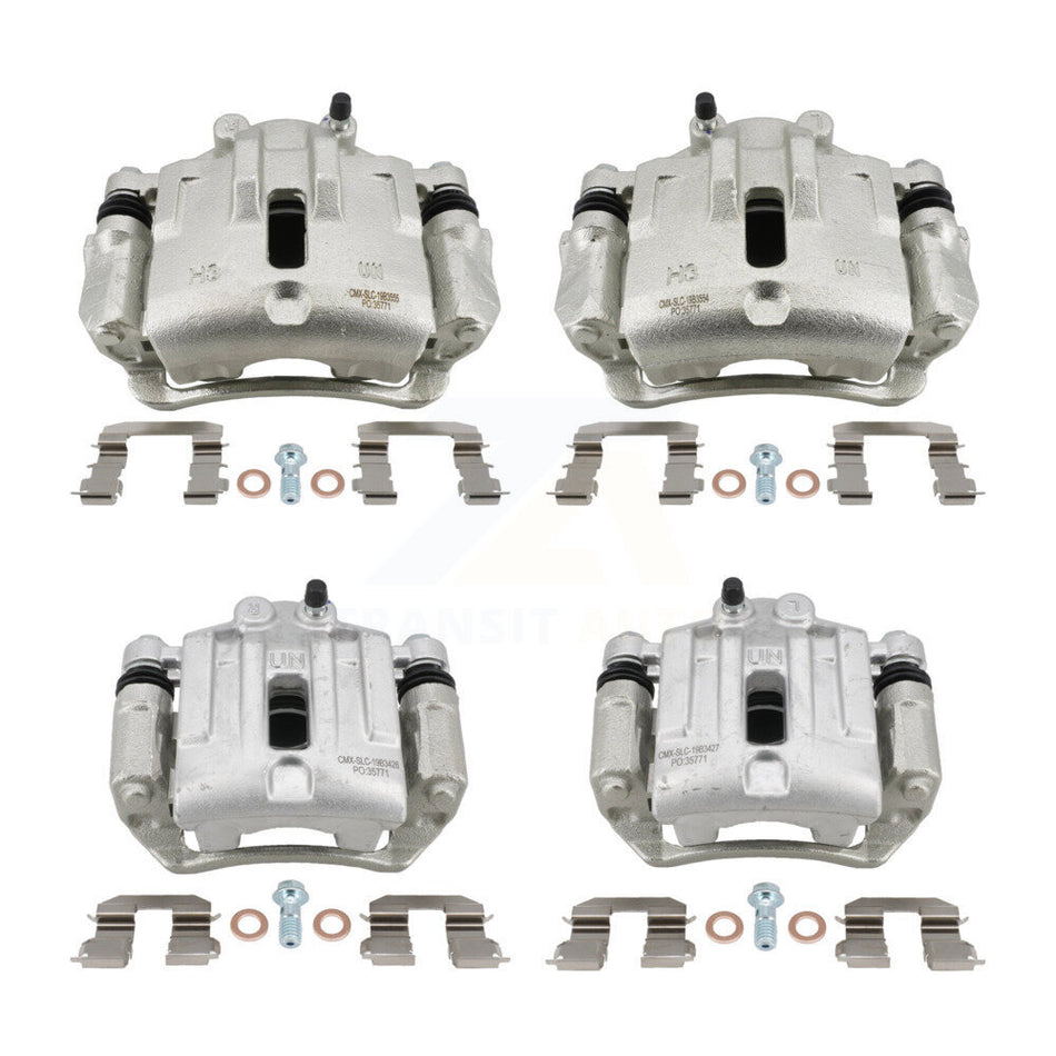 Front Rear Brake Caliper Left Right Side (Driver Passenger) Kit For 2007-2009 Kia Rondo KBC-100838