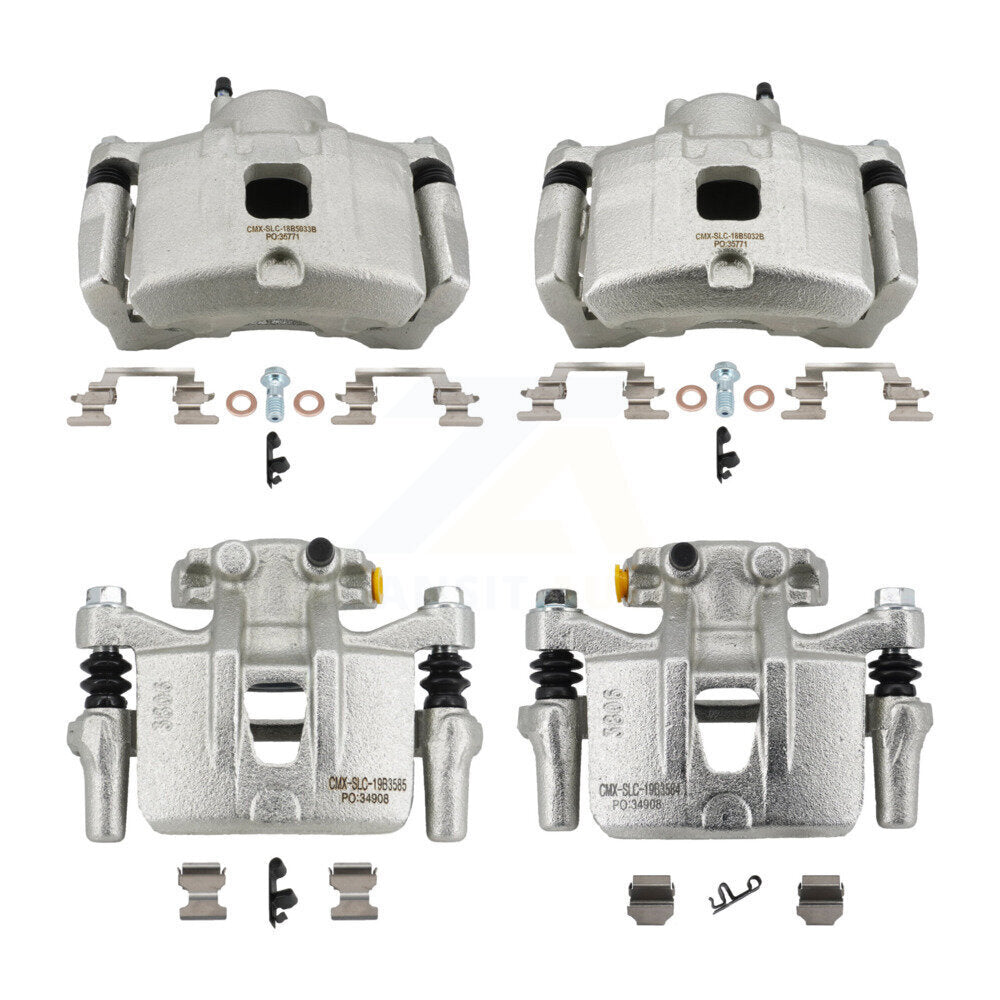 Front Rear Brake Caliper Left Right Side (Driver Passenger) Kit For Mitsubishi Outlander KBC-100839