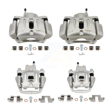 Front Rear Brake Caliper Left Right Side (Driver Passenger) Kit For Toyota Highlander KBC-100843