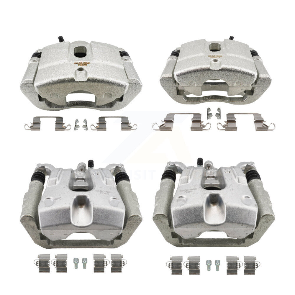 Front Rear Brake Caliper Kit For 2015-2017 Chrysler 200 With 305mm Diameter Rotor KBC-100850
