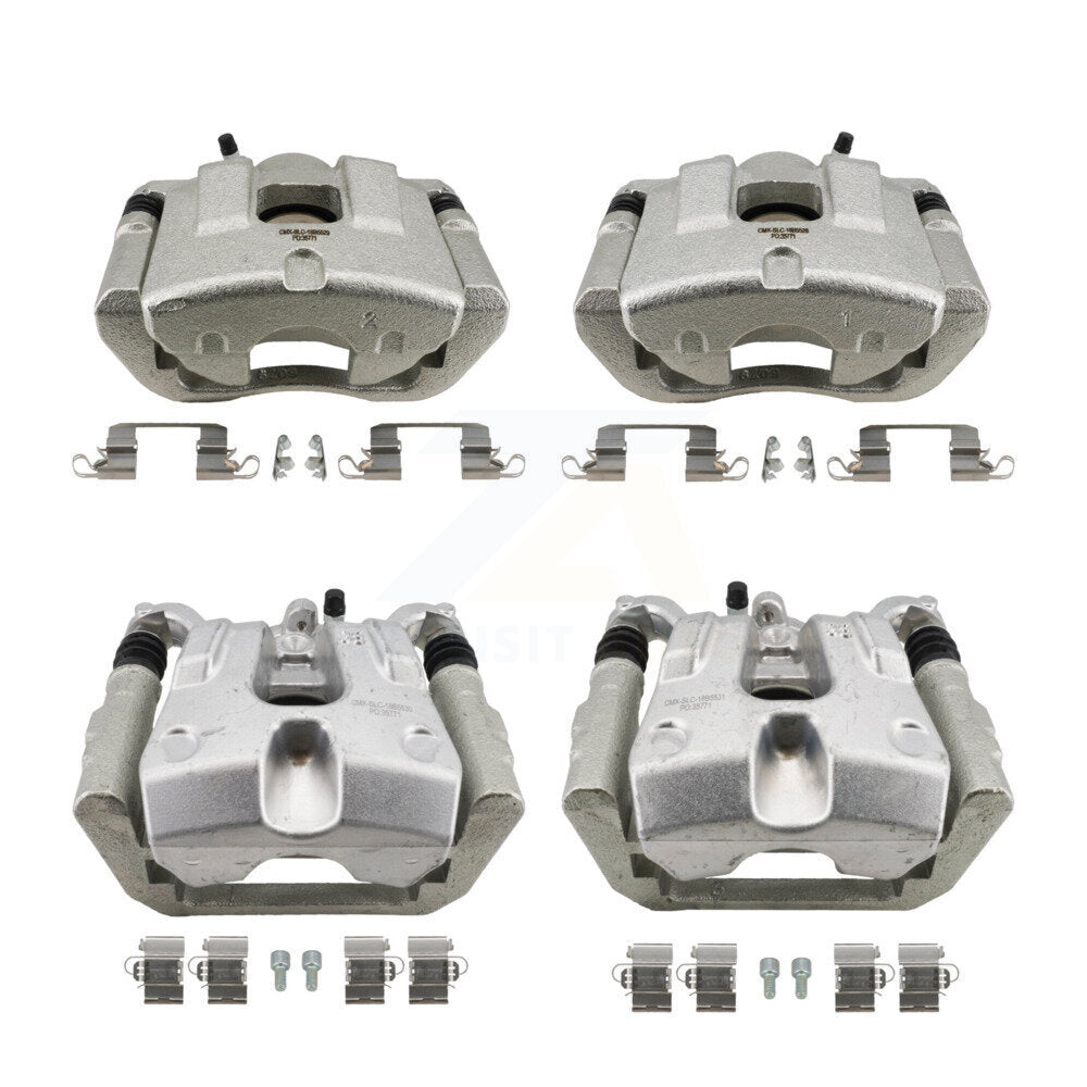 Front Rear Brake Caliper Kit For 2015-2017 Chrysler 200 With 330mm Diameter Rotor KBC-100851