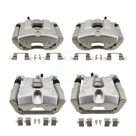 Front Rear Brake Caliper Kit For 2015-2017 Chrysler 200 With 330mm Diameter Rotor KBC-100851