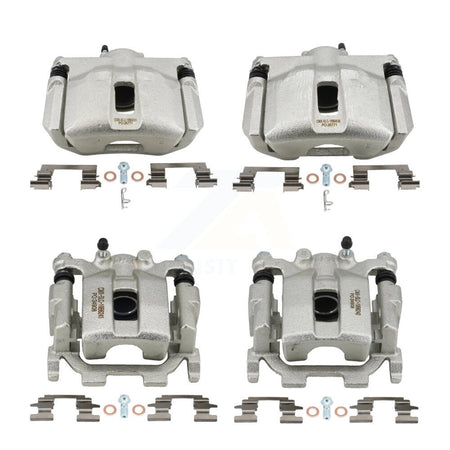 Front Rear Disc Brake Caliper Left Right Side (Driver Passenger) Kit For Nissan Maxima KBC-100852