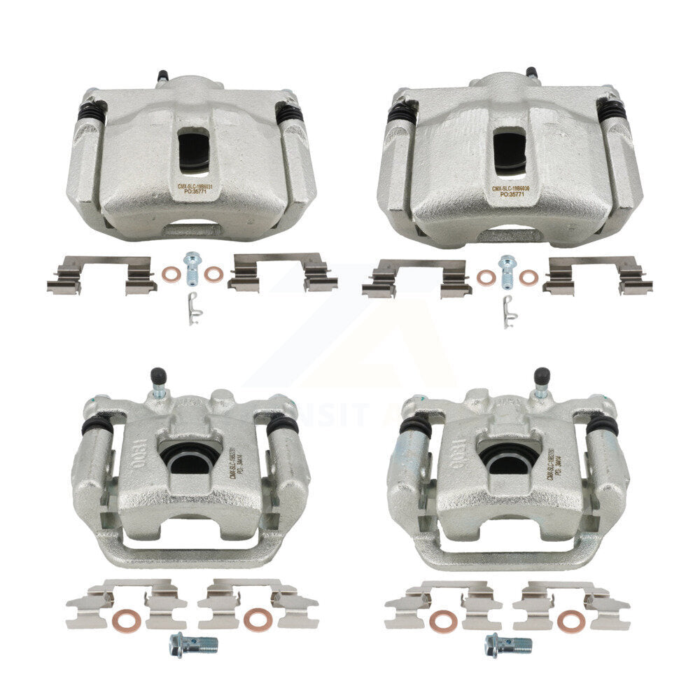 Front Rear Brake Caliper Left Right Driver Passenger Side Kit For 2019-2022 Nissan Maxima KBC-100853