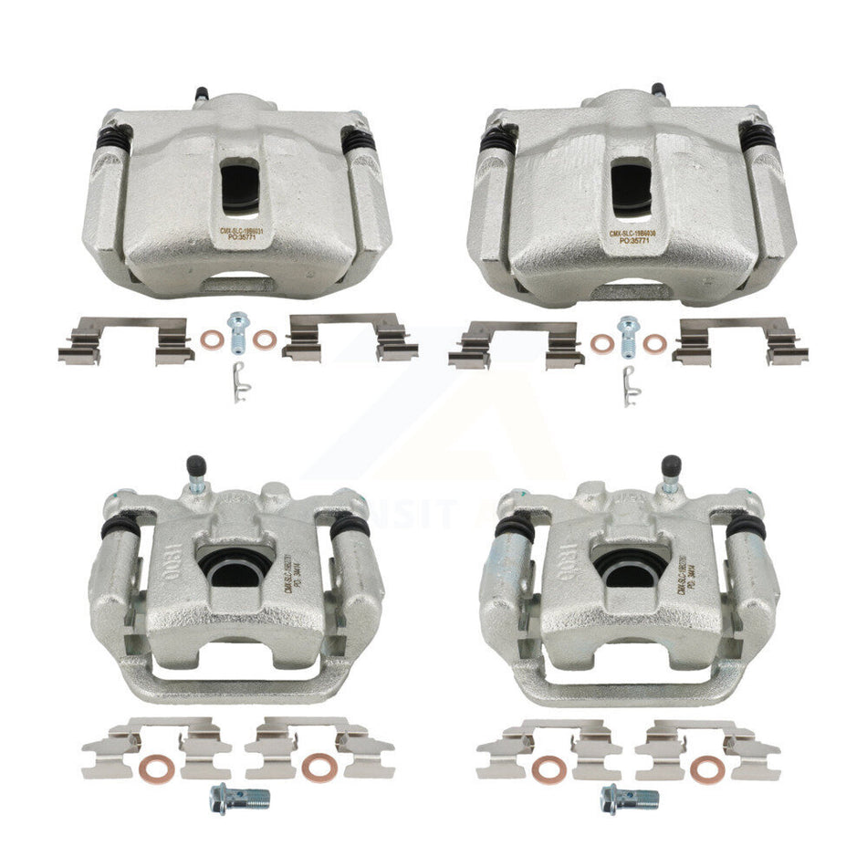 Front Rear Brake Caliper Left Right Driver Passenger Side Kit For 2019-2022 Nissan Maxima KBC-100853