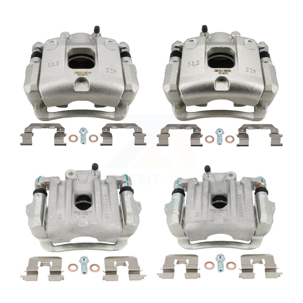 Front Rear Disc Brake Caliper Left Right Side Kit For 2017-2018 Hyundai Santa Fe Sport KBC-100854