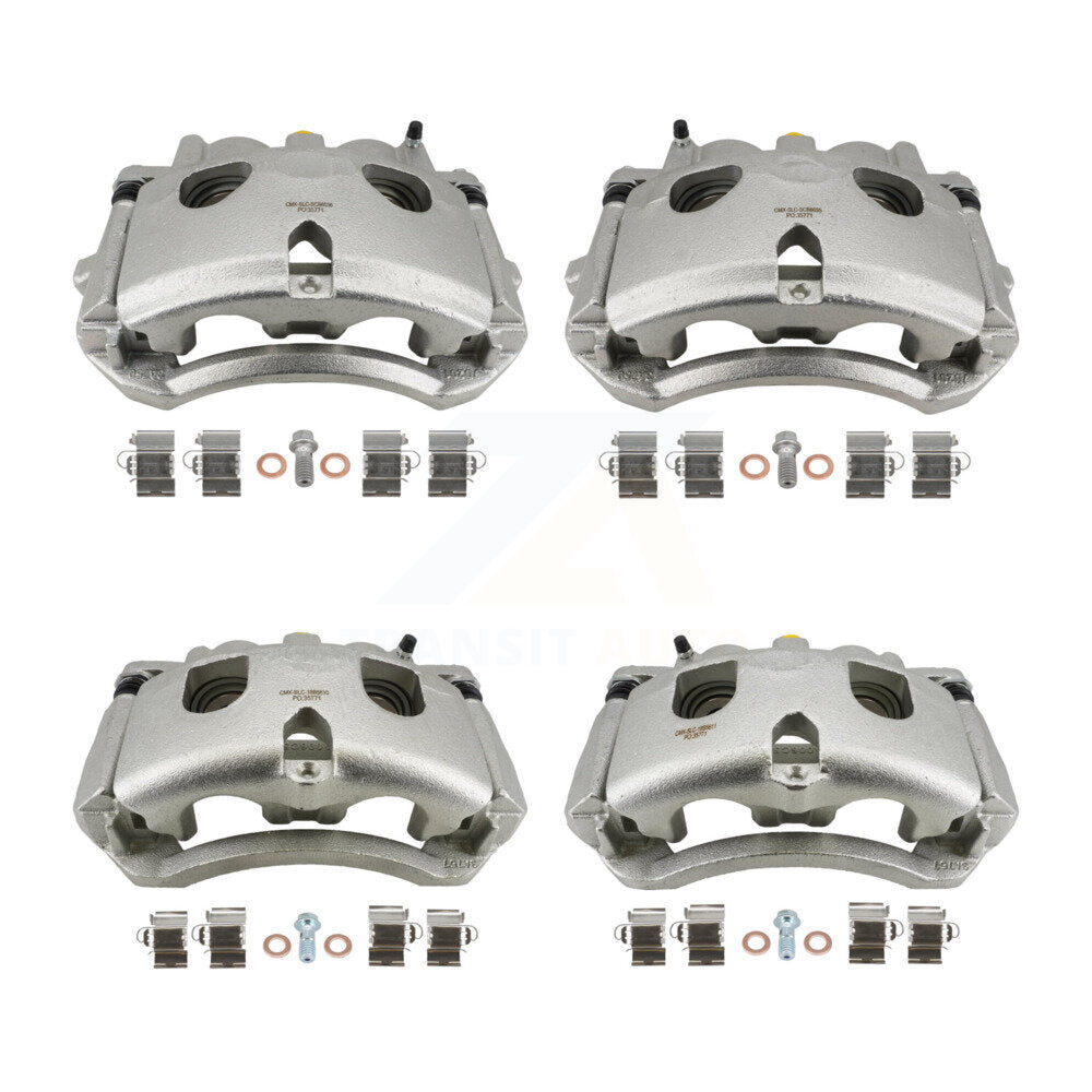 Front Rear Brake Caliper Kit For 2020-2025 GMC Chevrolet Sierra 2500 HD Silverado 3500 KBC-100857