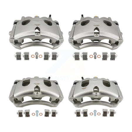 Front Rear Brake Caliper Kit For 2020-2025 GMC Chevrolet Sierra 2500 HD Silverado 3500 KBC-100857