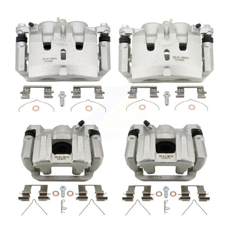 Front Rear Disc Brake Caliper Left Right Side Kit For Honda Pilot Ridgeline Acura MDX KBC-100868