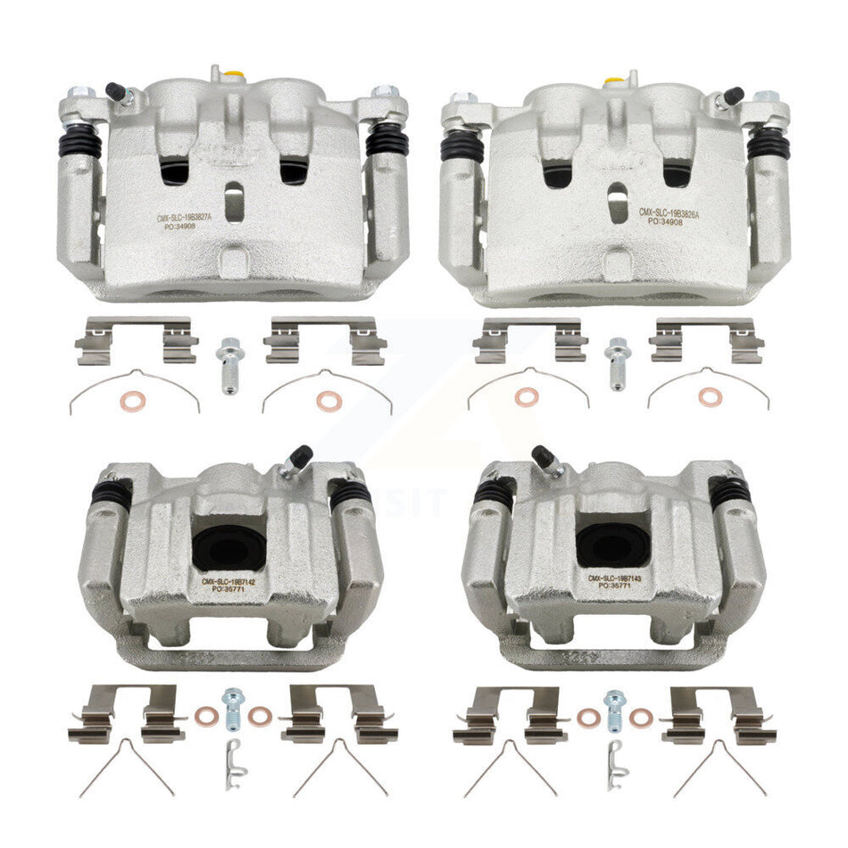 Front Rear Disc Brake Caliper Left Right Side Kit For Honda Pilot Ridgeline Acura MDX KBC-100868