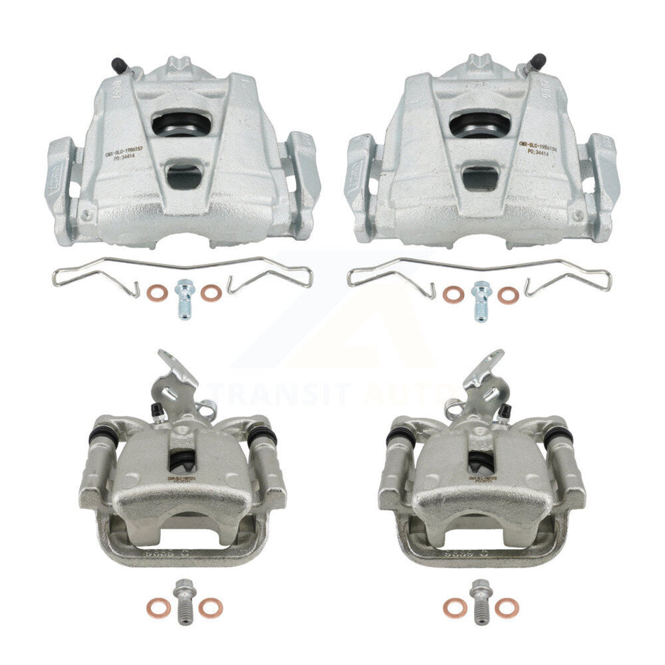 Front Rear Brake Caliper Left Right Side (Driver Passenger) Kit For Volkswagen Passat KBC-100871