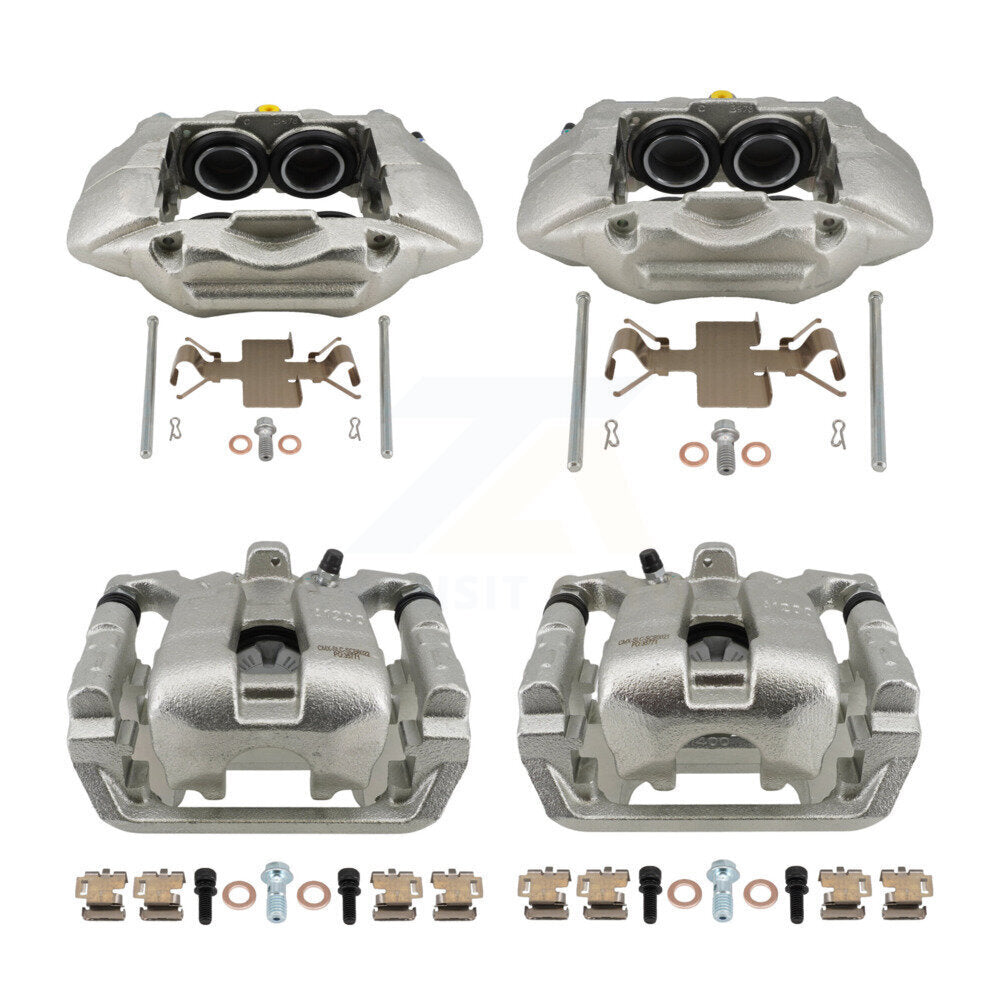 Front Rear Disc Brake Caliper Kit For GMC Chevrolet Silverado 1500 Sierra Limited LTD KBC-100882