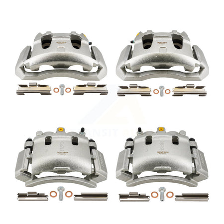 Front Rear Brake Caliper Kit For Ford E-350 Super Duty E-250 Club Wagon Econoline E-150 KBC-100883