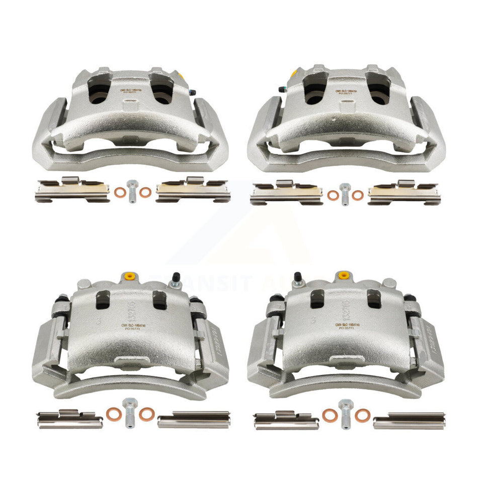 Front Rear Brake Caliper Kit For Ford E-350 Super Duty E-250 Club Wagon Econoline E-150 KBC-100883