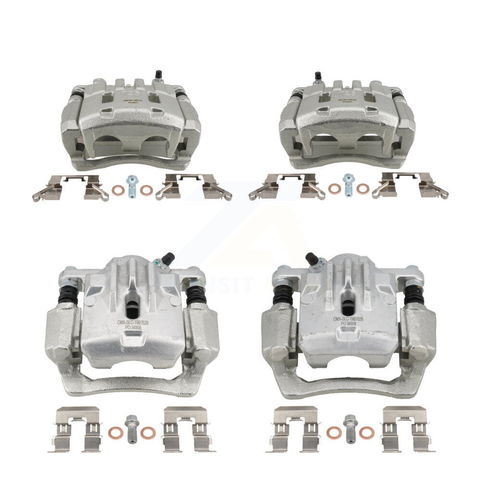 Front Rear Brake Caliper Left Right (Driver Passenger) Kit For Subaru Crosstrek Impreza KBC-100887