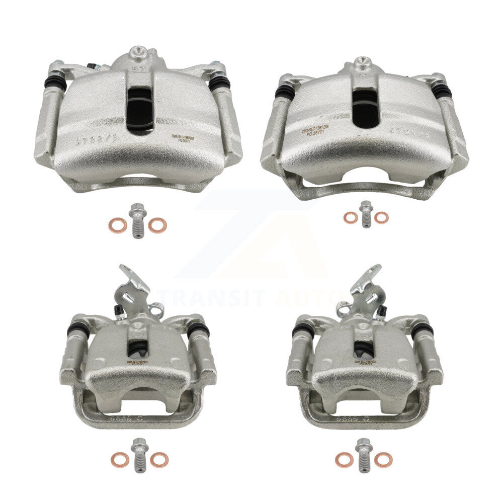 Front Rear Brake Caliper Left Right (Driver Passenger) Kit For Volkswagen Golf SportWagen KBC-100894