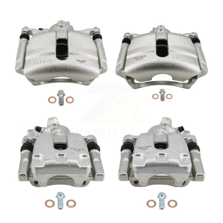 Front Rear Brake Caliper Left Right (Driver Passenger) Kit For Volkswagen Golf SportWagen KBC-100895