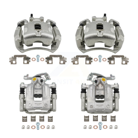 Front Rear Brake Caliper Left Right Driver Passenger Side Kit For 2020-2024 Nissan Sentra KBC-100898