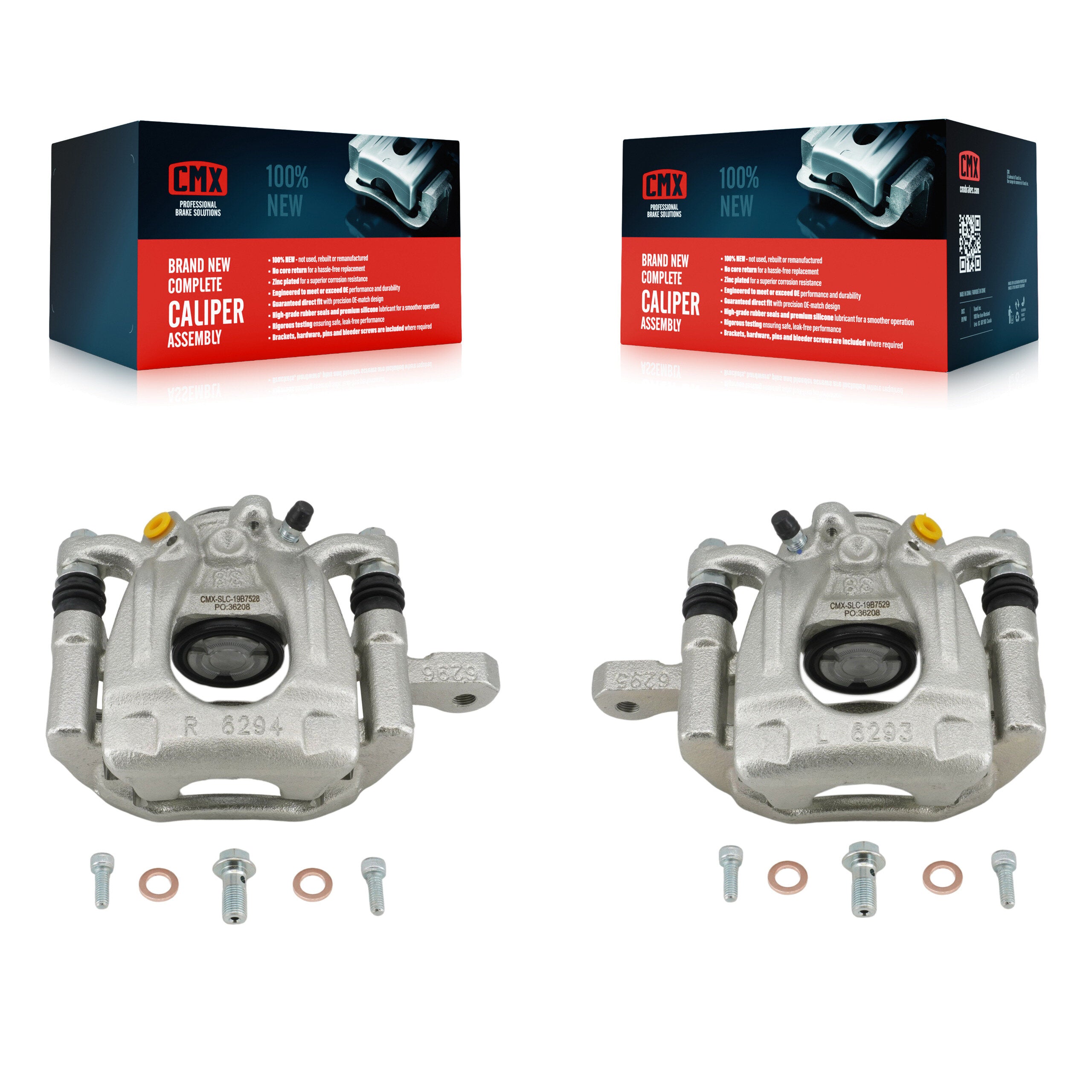 Rear Brake Caliper Kit For Nissan Rogue Qashqai Sport LEAF With Electric Parking KBC-100900