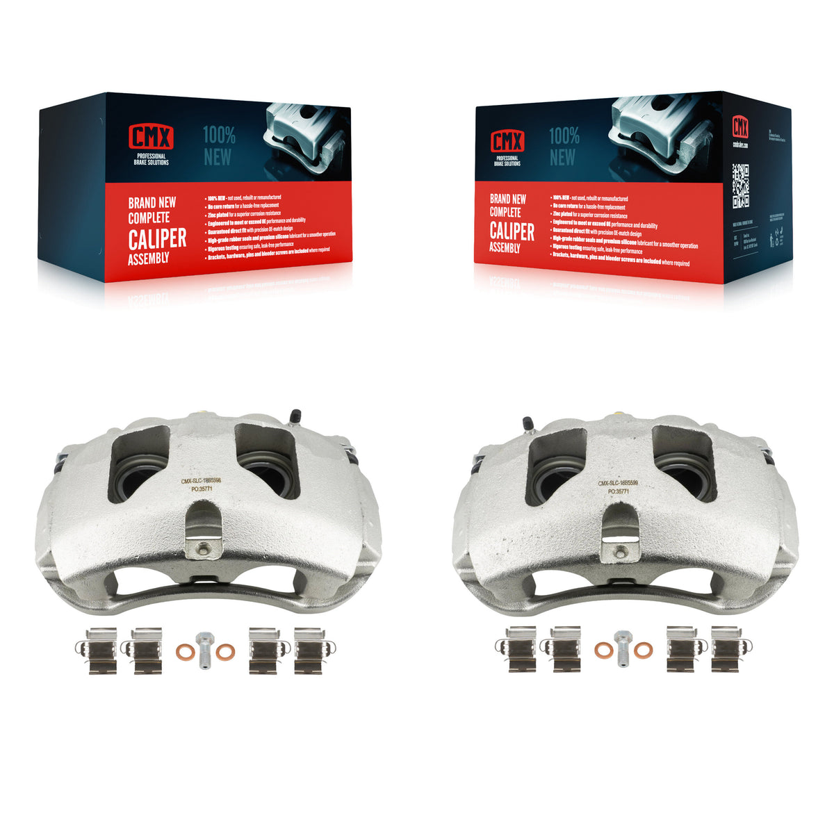 Rear Brake Caliper Left Right Driver Passenger Kit For Ford F-450 Super Duty F-550 F-600 KBC-100904