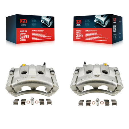 Front Disc Brake Caliper Left Right Side (Driver Passenger) Kit For Ford Ranger Bronco KBC-100907