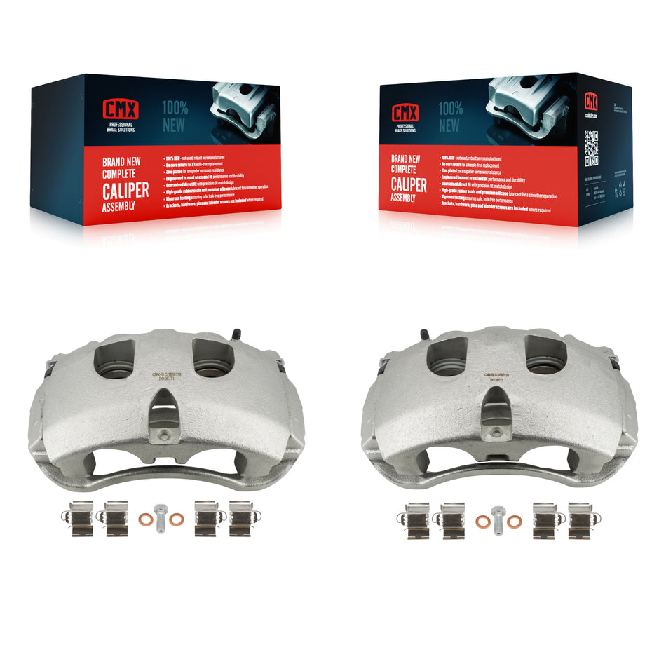 Front Brake Caliper Left Right Driver Passenger Kit For Ford F-450 Super Duty F-550 F-600 KBC-100909