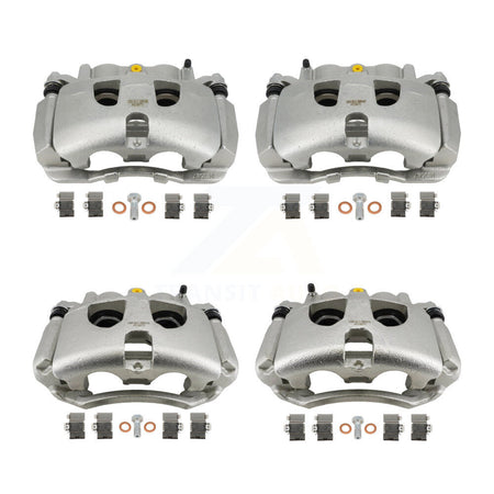 Front Rear Brake Caliper Left Right Driver Passenger Kit For Ford F-350 Super Duty F-450 KBC-100913