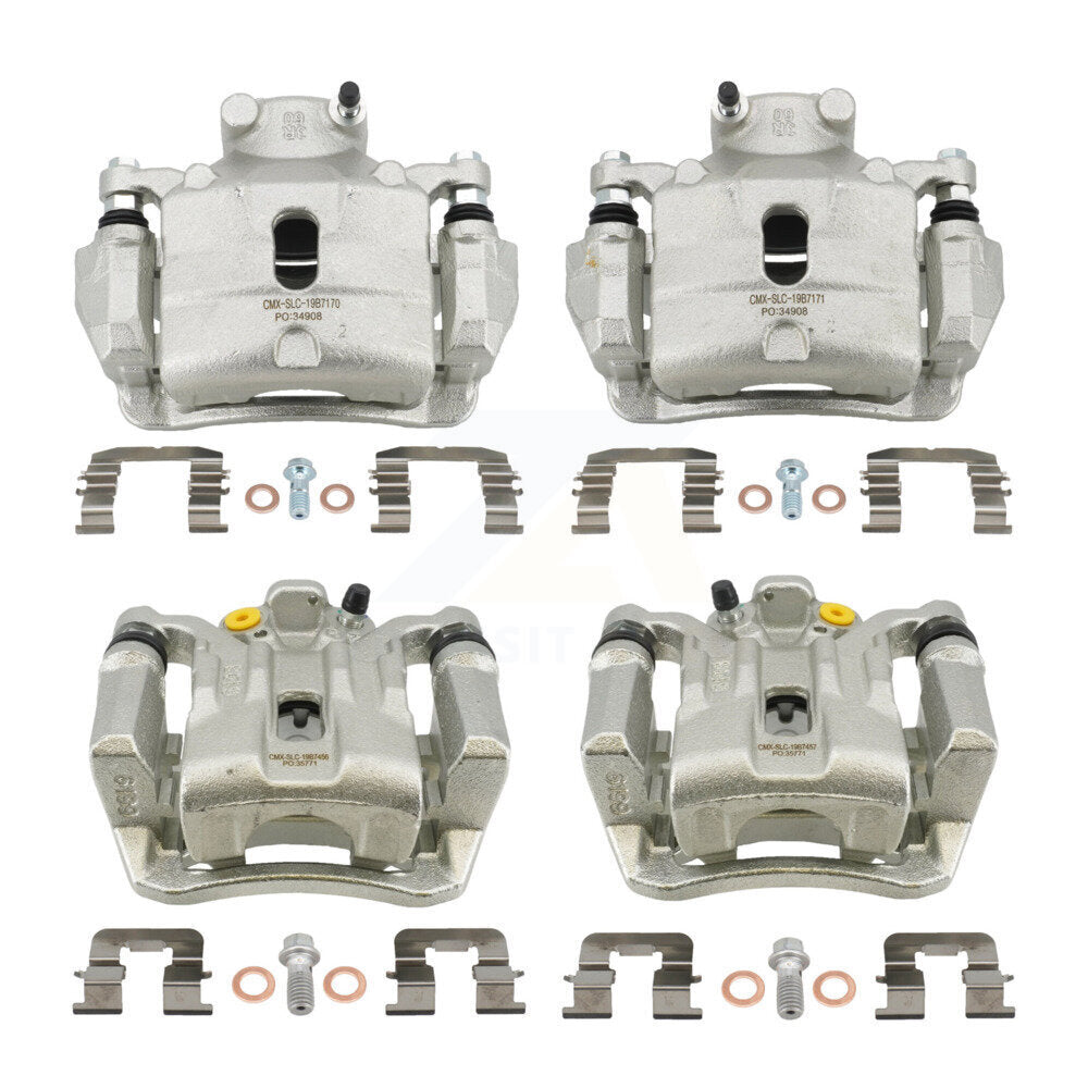 Front Rear Disc Brake Caliper Kit For 2015 Hyundai Sonata With Electric Parking KBC-100917