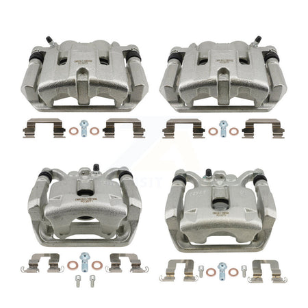 Front Rear Brake Caliper Left Right Side (Driver Passenger) Kit For 2015-2020 Acura TLX KBC-100923